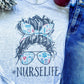 Nurse Life Messy Bun