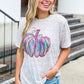 Watercolor Pumpkin Marble Tee