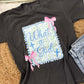 What a God Coquette Frame DTF Tee